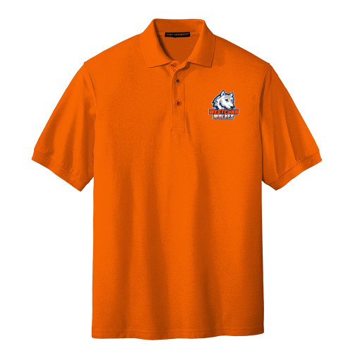  Orange Silk Touch Polo - Westconn Wolves Athletic Mark