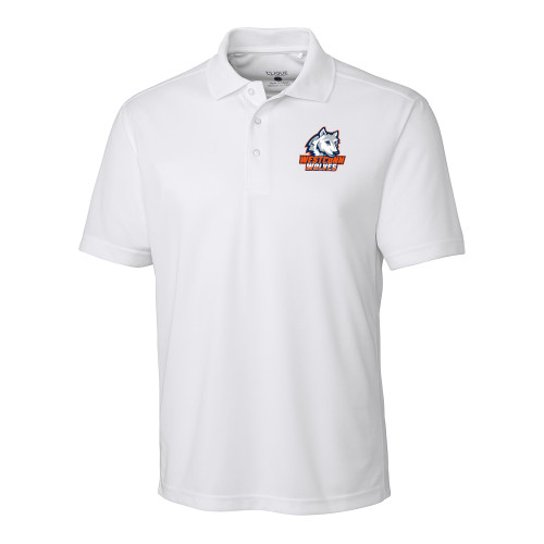  C&B White Clique Ice Pique Polo - Westconn Wolves Athletic Mark