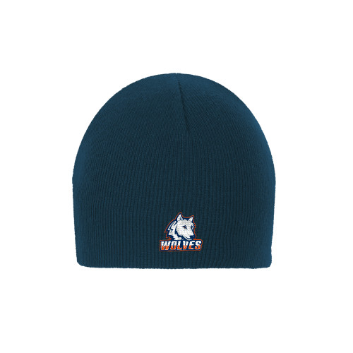  Navy Knit Beanie - Mascot
