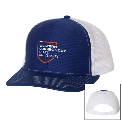  Richardson Royal/White Trucker Hat - Institutional Shield