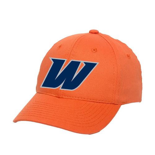  Orange Structured Adjustable Pro Style Hat - W Icon