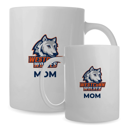  Full Color White Mug 15oz - Mom WCSU