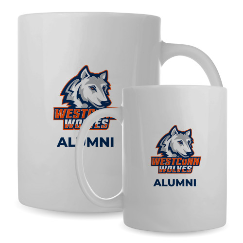  Full Color White Mug 15oz - Alumni WCSU