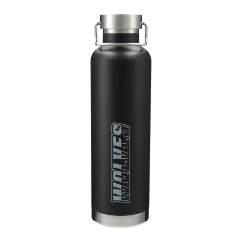  Thor Copper Vacuum Insulated Black Bottle 32oz - Athletic Wordmark Engraved