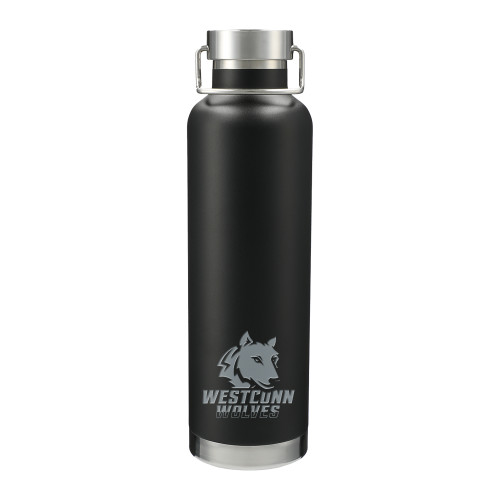  Thor Copper Vacuum Insulated Black Bottle 32oz - Westconn Wolves Athletic Mark Engraved