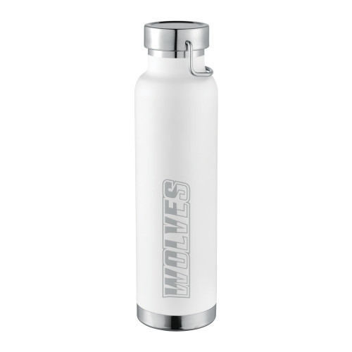  Thor Copper Vacuum Insulated White Bottle 22oz - Athletic Wordmark Engraved