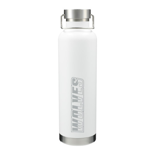  Thor Copper Vacuum Insulated White Bottle 32oz - Athletic Wordmark Engraved