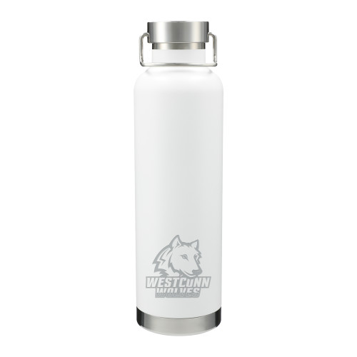  Thor Copper Vacuum Insulated White Bottle 32oz - Westconn Wolves Athletic Mark Engraved