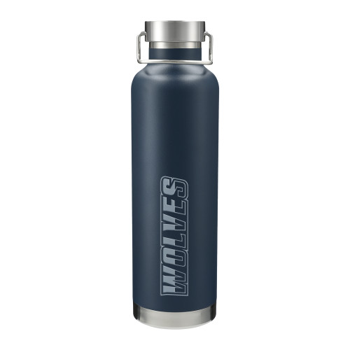  Thor Copper Vacuum Insulated Navy Bottle 32oz - Athletic Wordmark Engraved