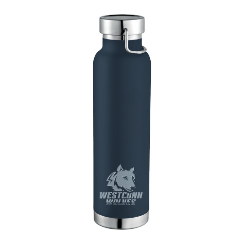  Thor Copper Vacuum Insulated Navy Bottle 22oz - Westconn Wolves Athletic Mark Engraved