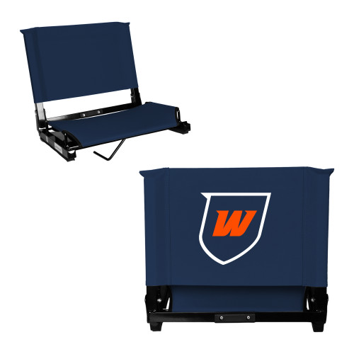  Stadium Chair Navy - Shield Icon