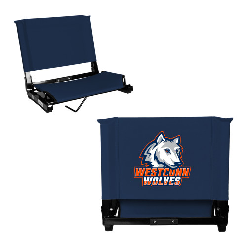  Stadium Chair Navy - Westconn Wolves Athletic Mark