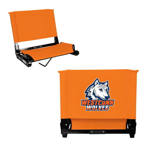  Stadium Chair Orange - Westconn Wolves Athletic Mark