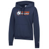 Thumbnail image for  Champion Womens Navy Powerblend Pullover Hood