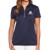 Thumbnail image for  Callaway Womens Navy Tulip Sleeve Zip Polo