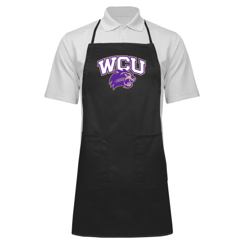  Full Length Black Apron - Primary Athletic Mark