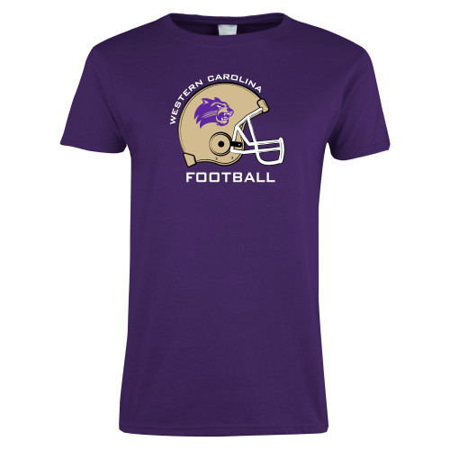 Western Carolina Womens Purple Short Sleeve Tee