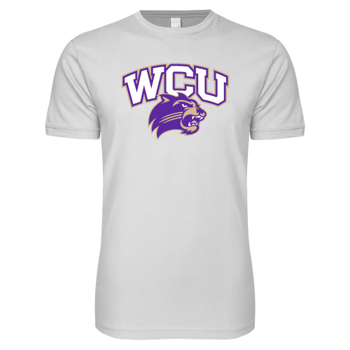  Next Level White SoftStyle T Shirt - Primary Athletic Mark