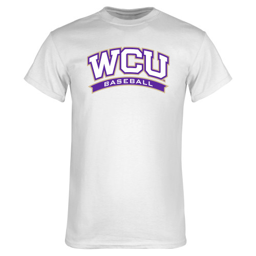  White T Shirt - WCU Baseball