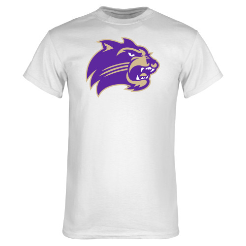  White T Shirt - Catamount Head