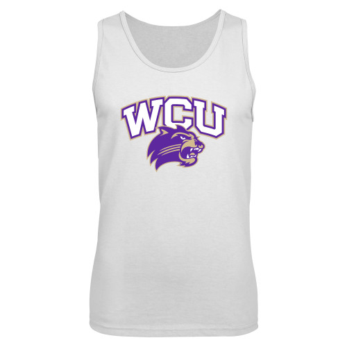  White Tank Top - Primary Athletic Mark