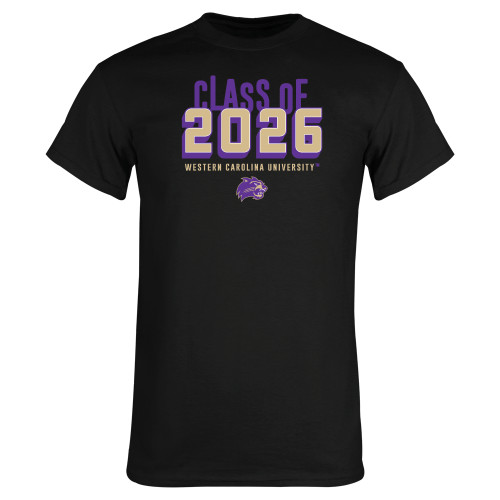  Black T Shirt - Western Carolina University - CLASS OF 2026