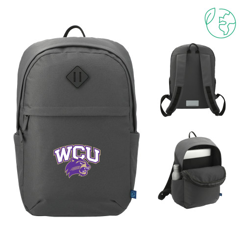  Repreve Charcoal Ocean Commuter Computer Backpack - Primary Athletic Mark