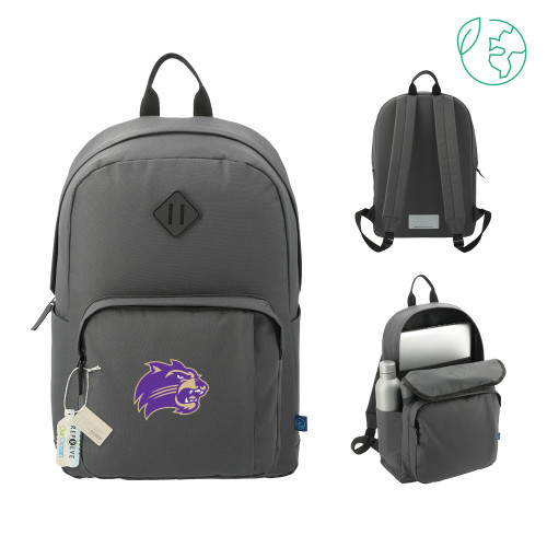  Repreve Ocean Charcoal Everyday Computer Backpack - Primary Athletic Mark