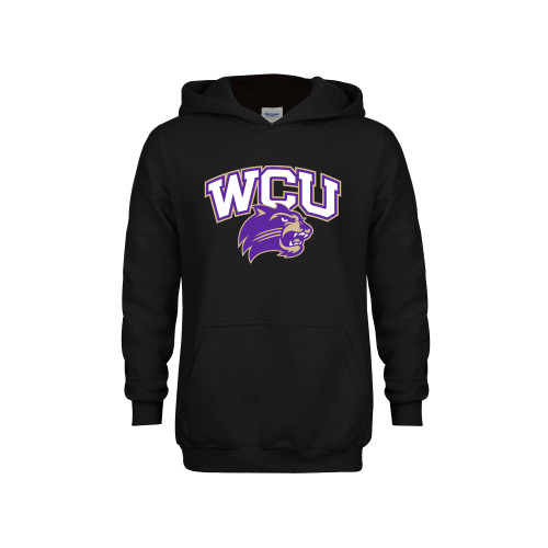  Youth Black Fleece Hoodie - Primary Athletic Mark