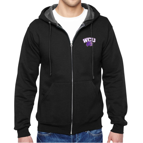  Black Fleece Full Zip Hoodie - Primary Athletic Mark