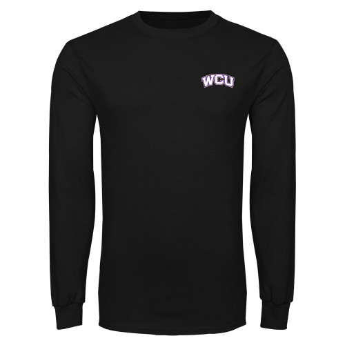  Black Long Sleeve T Shirt - WCU Arched