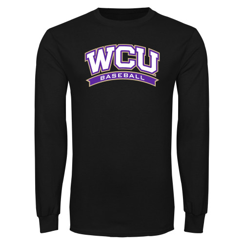  Black Long Sleeve T Shirt - WCU Baseball