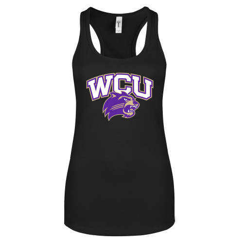  Next Level Womens Black Racerback Tank  - Primary Athletic Mark