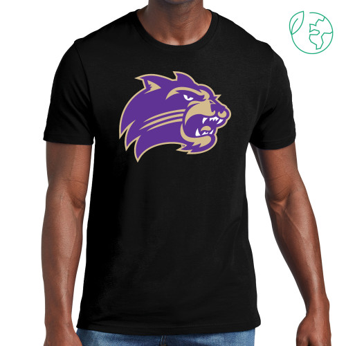  Allmade Black Organic Cotton Tee - Catamount Head
