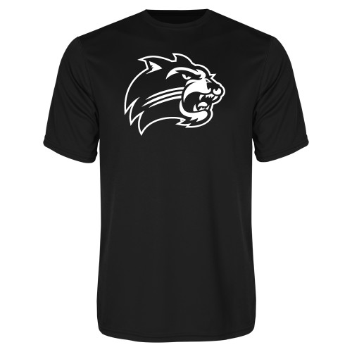  Black Performance Tee - Catamount Head One Color