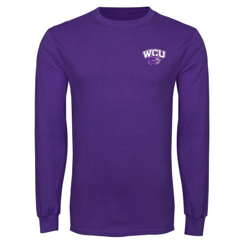  Purple Long Sleeve T Shirt - Primary Athletic Mark