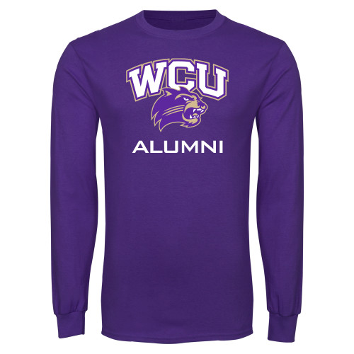  Purple Long Sleeve T Shirt - Alumni