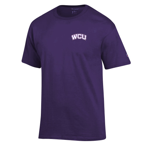  Champion Purple T Shirt - WCU Arched