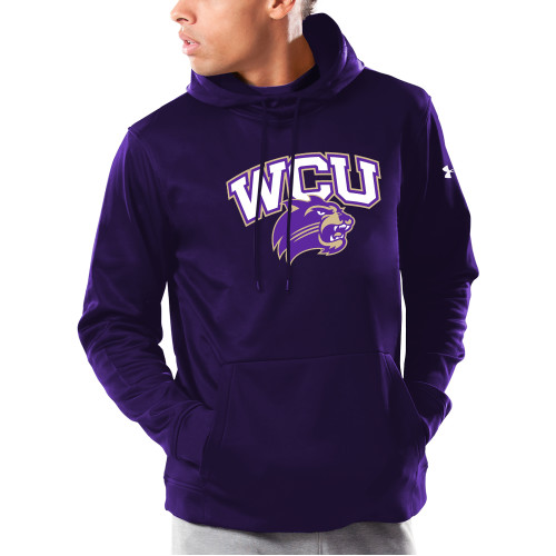  Under Armour Purple Armour Fleece Hoodie - Primary Athletic Mark