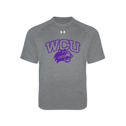  Under Armour Youth Grey Tech Tee - Primary Athletic Mark One Color