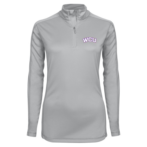  Syntrel Womens Platinum Interlock 1/4 Zip - WCU Arched