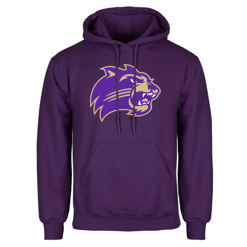  Purple Fleece Hoodie - Catamount Head