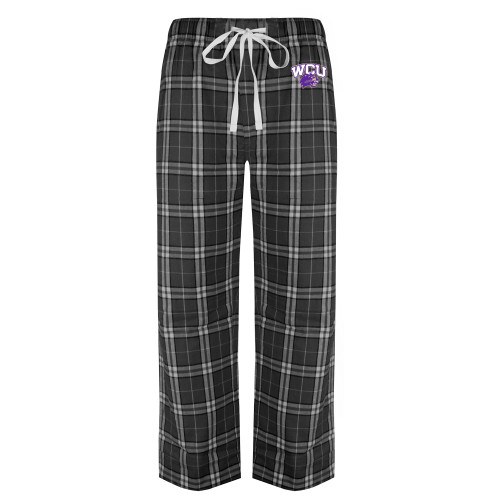  Black/Grey Flannel Pajama Pant - Primary Athletic Mark