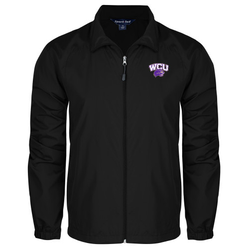  Black Full Zip Wind Jacket - Primary Athletic Mark