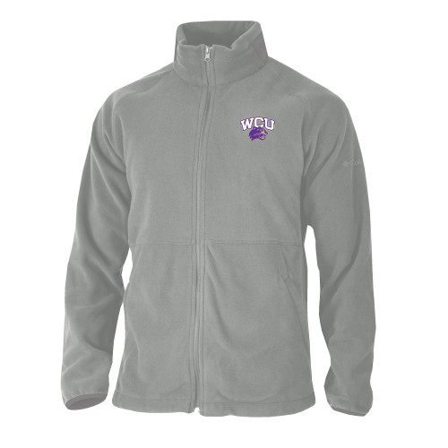  Columbia Grey Everest Ridge Fleece Full Zip Jacket - Primary Athletic Mark