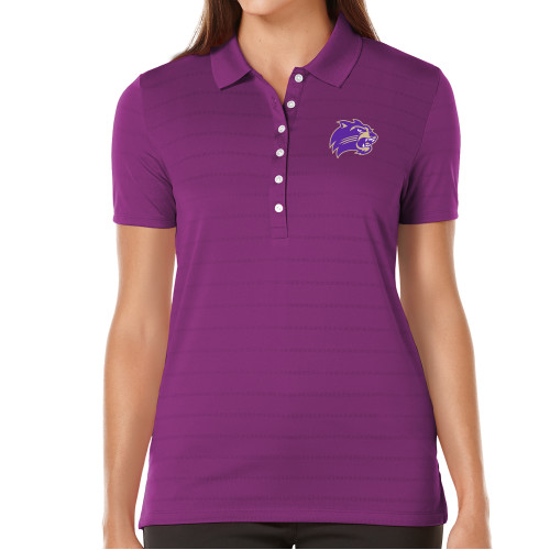  Callaway Womens Purple Opti Vent Polo - Catamount Head