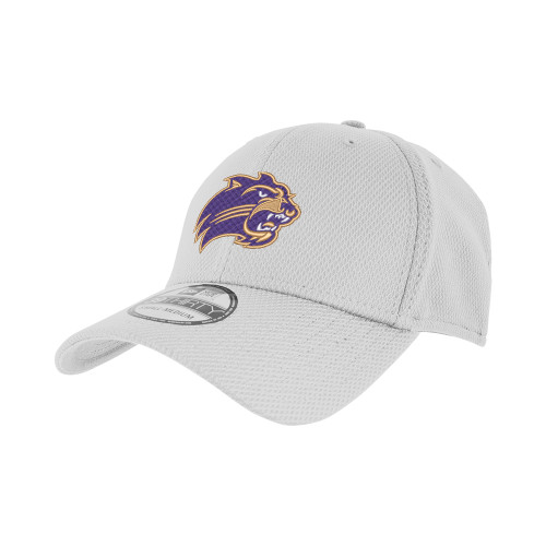  New Era White Diamond Era 39Thirty Stretch Fit Hat - Catamount Head