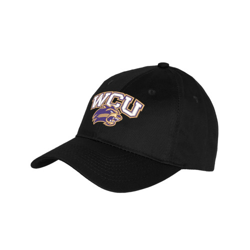  Youth Black Pro Style Hat - Primary Athletic Mark