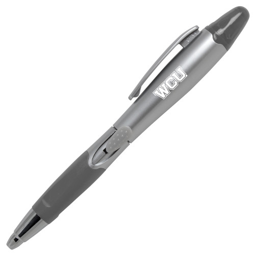  Silver/Silver Blossom Pen/Highlighter - WCU
