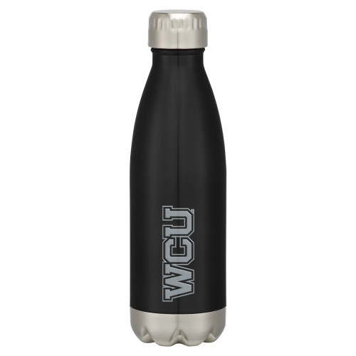  Swig Stainless Steel Black Bottle 16oz - WCU Engraved